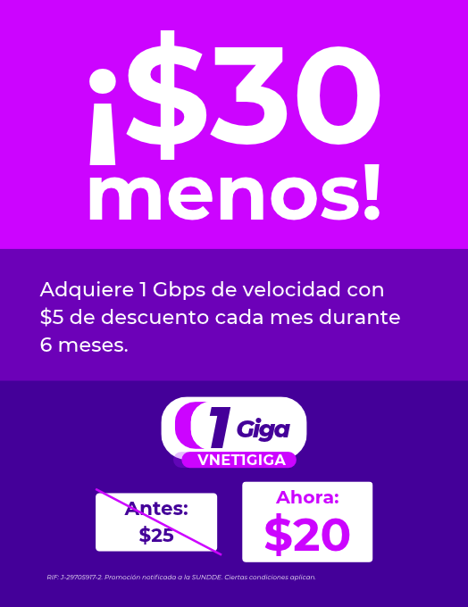30 menos Maracaibo Mobile